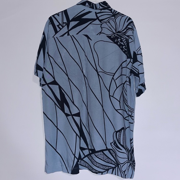 Men's Hawaiian missing polynesia button down shirt size large - Picture 2 of 6